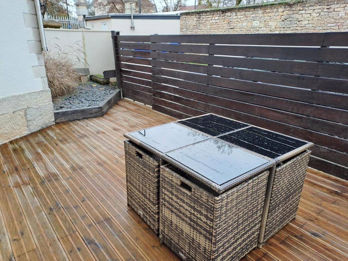 Bel Appartement Grande Terrasse Avec Parking A Digione Esterno foto